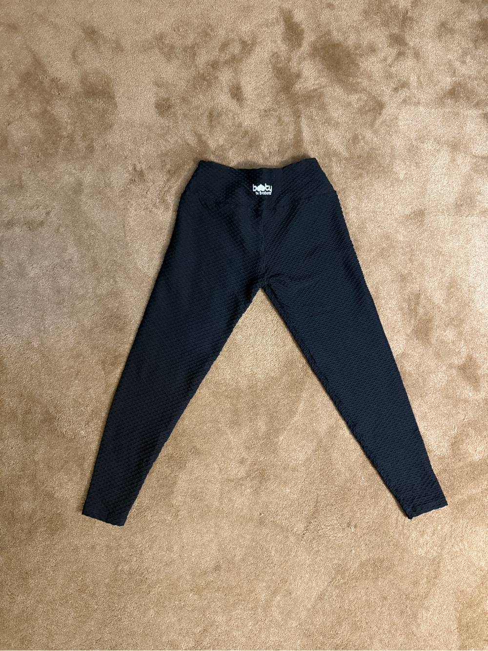 Womens Booty by Brabants Croco Skin textured leggings. EUC. Curve OS